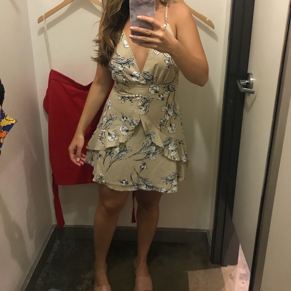 Cute backless dress
